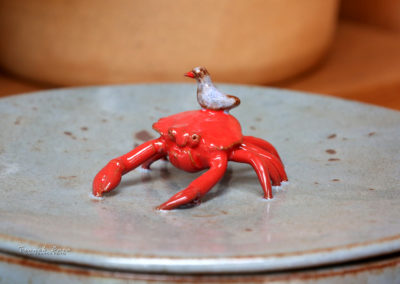 Photographie détail couvercle poterie Bénédicte Desbarbieux